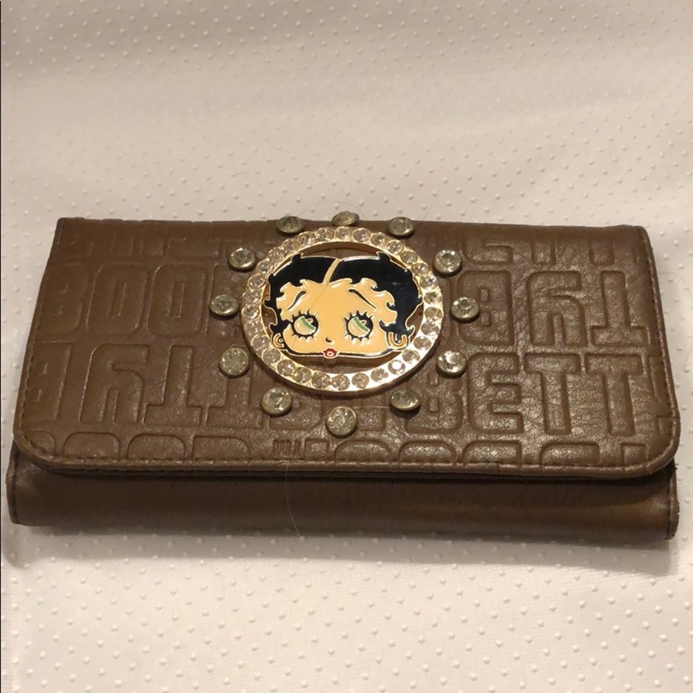 Betty Boop wallet with crystal medallion Decour